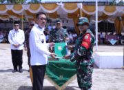 Bupati Tanda Tangani Prasasti Upacara Penutupan TMMD Ke-144 Kodim 0209/LB