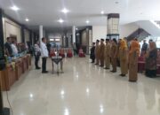 Bupati Lantik Enam Pejabat Administrator Lingkungan Pemkab Labusel.