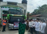Bupati Lepas 263 Tamu Allah Kloter 20 Menuju Asrama Haji Medan.