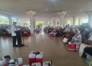 Bupati Sambut 357 Jemaah Haji Labusel Di Aula SBBK.