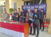 Empat Dari Sembilan Tersangka Ninja Sawit Berhasil Diciduk Reskrim Polres Labusel