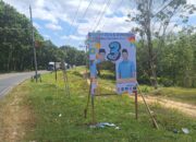 Paslon 03 “Ari-Saza” Senyum Melihat APKnya Dirusak OTK.