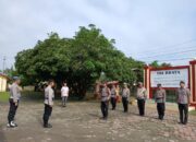 Kapolsek Kampung Rakyat Gelar Apel Kesiapan Jelang Pelantikan Bupati dan Wakil Bupati Labuhanbatu Selatan