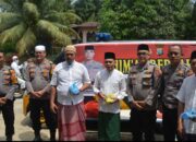 Polres Labuhabatu Selatan Jumat Berkah di Mesjid Al Majidu Di Dusun Ujung Padang Dua