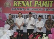 Kapolres Labuhanbatu Selatan Resmi Berganti, AKBP Aditya S.P Sembiring Muham Gantikan AKBP Arfin Fachreza.
