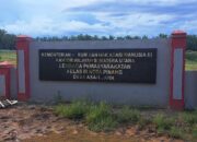 Baru Beberapa Hari Selesai, Puluhan Meter Pagar Lapas Kelas III Kotapinang Ambruk