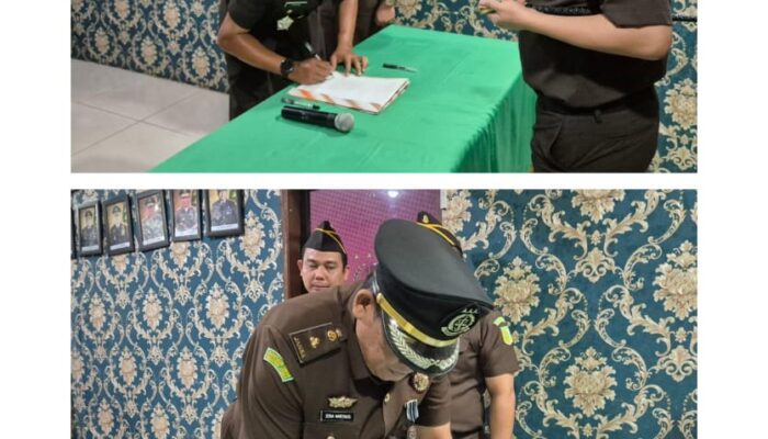 Kejari Paluta Gelar Pelantikan Dan Pengambilan Sumpah Jabatan Kasipidum Yang Baru