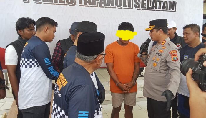 Press Release Polres Tapsel Gagalkan Peredaran 3 Kilo Sabu di Padang Bolak..
