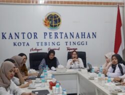 Pendampingan TIM Penilai Internal Zona Integrasi di Kantor Pertanahan Kota Tebing Tinggi.