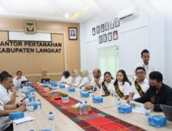 Kanwil BPN Sumut Dampingi Tim Penilai Internal Zona Integritas ke Kantah Langkat