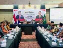 Rakor di Maluku Utara, Menteri Nusron Tekankan Pentingnya Dukungan Pemda dalam Pembuatan Sertipikat Tanah