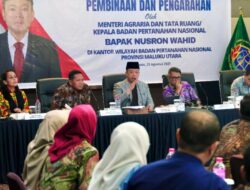 Pembinaan di Kanwil BPN Provinsi Maluku Utara, Menteri Nusron: Tugas Saya sebagai Menteri adalah Memberikan Kepastian dan Harapan