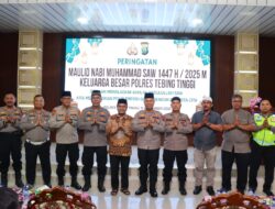 Polres Tebing Tinggi Peringati Maulid Nabi Muhammad SAW 1447 H
