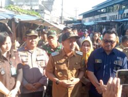 Walikota Tebing Tinggi Tinjau Pasar Inpres, Tegaskan Tidak ada Relokasi Pedagang Pada Pelaksanaan Revitalisasi Pasar.