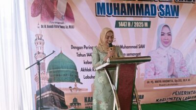 Bupati Maya Hasmita Ajak Warga Teladani Akhlak Rasulullah di Peringatan Maulid Nabi