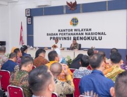 Pesan Wamen Ossy ke Jajaran Kanwil BPN Provinsi Bengkulu: Peraturan Perundangan Harus sebagai Prinsip
