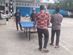 Olahraga Jadi Rutinitas Sehat Pegawai BPN Labusel, Hilangkan Penat Setelah Bekerja