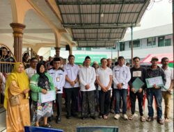 Wali Kota Tanjungbalai Serahkan Bantuan Korban Kebakaran di Kelurahan Pantai Burung