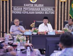 Beri Arahan ke Jajaran di Kepulauan Bangka Belitung, Menteri Nusron: Tugas Kita Memastikan Tanah Rakyat Aman