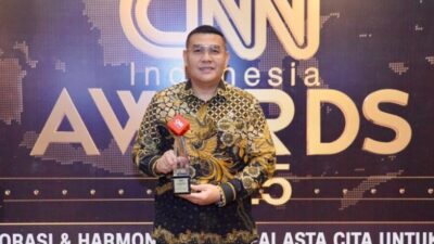 Konsisten Jalankan Reforma Agraria, Kementerian ATR/BPN Raih Rural Development dan Regional Equity di CNN Indonesia Award 2025