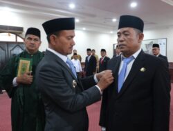 Wali Kota Tanjungbalai Melantik 12 Pejabat Administrator, Pengawas dan Fungsional.