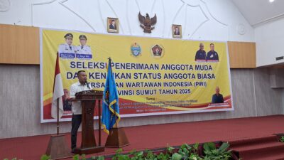 PWI Sumut Gelar Seleksi Anggota Muda dan Kenaikan Status, Tegaskan Komitmen Profesionalisme Wartawan