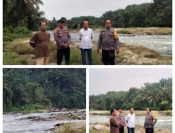 Pelajar Hanyut di Sungai Bahbolon, Polsek Sipispis Lakukan Pencarian
