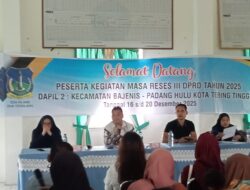 Serap Aspirasi Masyarakat, Anggota DPRD Christoph Munthe Gelar Reses Tahun 2025.