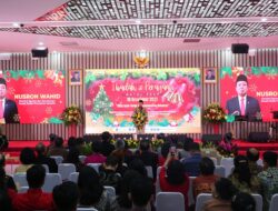 Kantah Labusel Ikuti Ibadah Natal ATR/BPN 2025 via Zoom, Menteri Nusron Tekankan Spirit Pelayanan dan Kemanusiaan