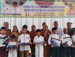 Bupati Labuhanbatu Hadiri Khitan Massal, 100 Anak Terima Layanan Kesehatan Gratis.