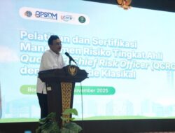 Sertifikasi Manajemen Risiko, Sekjen Kementerian ATR/BPN Tekankan Pentingnya Pengambilan Keputusan Berbasis Risiko bagi Pimpinan