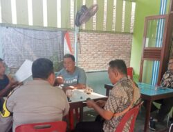 Bhabinkamtibmas Silangkitang Sambangi Warga Aek Goti, Perkuat Kamtibmas.