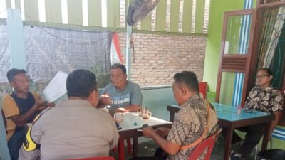 Bhabinkamtibmas Silangkitang Sambangi Warga Aek Goti, Perkuat Kamtibmas.