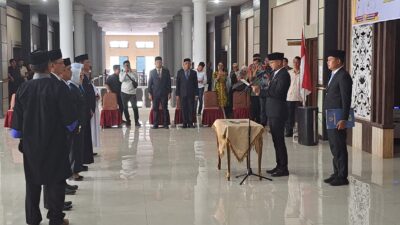 Bupati dan Wakil Bupati Labuhanbatu Selatan Tegaskan Loyalitas dan Integritas ASN dalam Pelantikan Pejabat