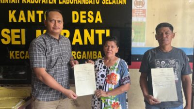 Sertipikat PTSL Diserahkan di Desa Meranti, Negara Hadir Beri Kepastian Hukum atas Tanah Rakyat.