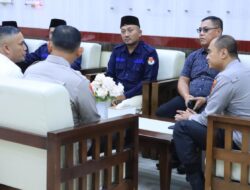 Kapolres Terima Audensi Penyelengara KPU Dilobi