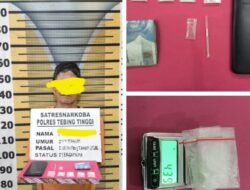 Digerebek Dini Hari, Pengedar Sabu di Kampung Kurnia Diciduk Polres Tebing Tinggi