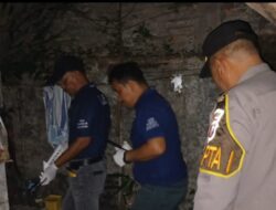 Polres Tebing Tinggi Cek TKP Penemuan Lansia Meninggal di Kamar Mandi
