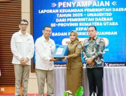 Bupati Labuhanbatu Serahkan LKPD 2025 ke BPK Sumut, Tegaskan Komitmen Transparansi.
