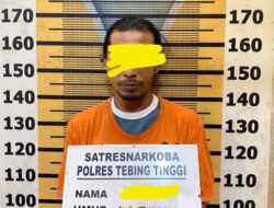 Dini Hari, Sat Resnarkoba Polres Tebing Tinggi Ciduk Residivis di Gang Subur