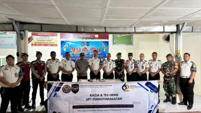 Wujud Komitmen Jaga Keamanan Peringati Hari Bhakti Pemasyarakatan Tanjungbalai ke-62.