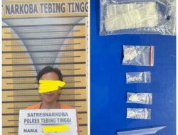 Polres Tebing Tinggi Ringkus Pengedar Sabu di Perkebunan Sawit, 4 Paket Sabu disita