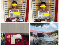 Polres Tebing Tinggi Ungkap Kasus Sabu 100 Gram di SPBU Kampung Lalang, Dua Pelaku Diamankan