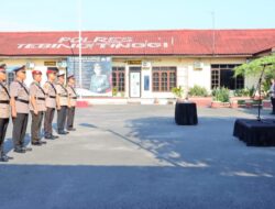 Kapolres Tebing Tinggi Pimpin Sertijab Kasat Reskrim, Kasat Intelkam dan Kapolsek Sipispis