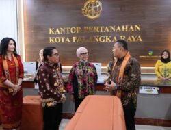 Wamen Ossy Tinjau Kantah Kota Palangkaraya: Ingin Layanan Pertanahan Semakin Memudahkan Masyarakat