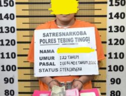 Edarkan Sabu di Simpang Medan, Warga Tambangan Hulu Dibekuk Sat Resnarkoba Polres Tebing Tinggi