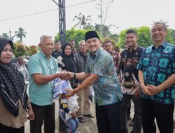 Pastikan Tepat Sasaran,Walikota Tebing Tinggi Tinjau Penyaluran Bantuan Beras Tahap Pertama