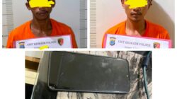 Dua Pelaku Pencurian HP di Aek Batu Dibekuk Polsek Torgamba, Satu Berperan Jual Hasil Curian.