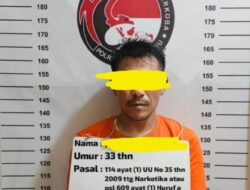 GEREBEK PINTU 9 PAINDOAN …! Polisi Amankan Pria dan Sabu 1,61 Gram.